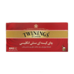 چای کیسه ای سنتی انگلیسی توینینگز بسته 25 عددی