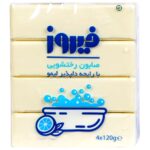 صابون رختشویی 4 عدد 120گرمی فیروز